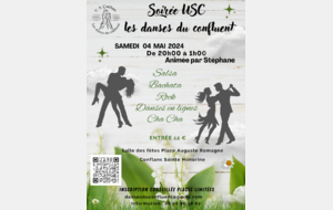 Samedi 04 mai 2024 : Soirée Dansante Rock-Salsa-Bachata-Chacha à Conflans-Sainte-Honorine