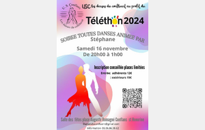 Soirée du 16 novembre au profit du TELETHON