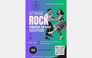 Stage de ROCK - Dimanche 29 mars 2026