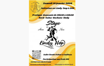 Stage de LINDY HOP le samedi 10 janvier 2026