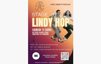 Stage de LINDY HOP - Samedi 11 avril 2026