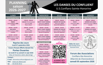 INSCRIPTIONS SAISON 2026-2027